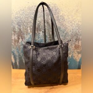 Salvatore Ferragamo Gancini Monogram Tote Bag